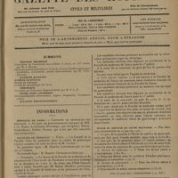0181 - Page 173 - Sommaire / Informations. Hôpitaux de Paris. Concours de chirurgien des hôpitaux / Facultés de médecine. Paris / Bordeaux / Nancy / École du service de santé militaire. (Voir la suite des « Informations », p. 183)