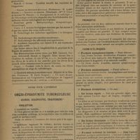 0194 - Page 186 - Informations. (suite). Cours de la Faculté de médecine de Paris. Chaire de physique médicale / Clinique médicale propédeutique / Notes pour l'internat. Orchi-épididymite tuberculeuse /