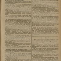 0201 - Page 193 - Informations. (suite). Prix de la Société des sciences de Lille / VIe Congrès médical international pour les accidents du travail et les maladies professionnelles. (Genève, août 1931). Comité national français / Croisière annuelle de « Bruxelles médical » / Nécrologie / Cours de la Faculté de médecine de Paris. Clinique ophtalmologique de l'Hôtel-Dieu... / Il y a cent ans