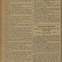0210 - Page 202 - Revue générale. Syndrome de Kummell-Verneuil et maladie de Kummell ; par le Docteur J. Magendie... / Vaccination préventive contre la pneumonie pesteuse par voie respiratoire. Note MM. Charles Nicolle, Paul Durand et Ernest Conseil