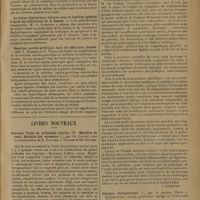 0215 - Page 207 - Sociétés savantes. Société de biologie. (Séance du 25 janvier 1930). La production de la toxine diphtérique d'après les modifications apportées par G. Ramon à la préparation du bouillon de culture. M. D. d'Antona / La toxine diphtérique obtenue avec le bouillon préparé d'après les indications de G. Ramon, à la suite d'essais comparatifs, résultats obtenus par M. O. Nureddin / Réaction xantho-protéique dans les affections rénales. MM. F. Rathery et R. Waitz / Livres nouveaux. Nouveau traité de pathologie interne. III : Maladies du coeur. Maladies des vaisseaux, par Ch. Laubry, avec la collaboration de D. Routier, J. Walser et Ed. Doumer [L. Babonneix] / Clinique thérapeutique, par le Docteur Pierre J. Rondopoulos... [J. Markianos]