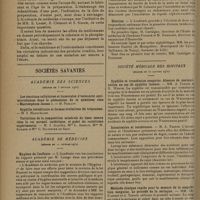 0248 - Page 240 - Revue générale. Les médicaments irradiés. Leur emploi en thérapeutique ; par le Docteur Pierre Sée / Sociétés savantes. Académie des sciences. (Séance du 3 février 1930) / Académie de médecine. (Séance du 11 février 1930) / Hygiène de l'enfance / Demandes en autorisation de sérums. M. Jules Renault / Présence du bacille tuberculeux dans le liquide céphalo-rachidien d'un foetus. M. Brindeau, en collaboration avec MM. P. Cartier et de Peretti della Rocca / Election / Société médicale des hôpitaux. (Séance du 31 janvier 1930). Syphilis et transfusion sanguine. Absence de contamination en cas de syphilis latente. MM. A. Tzanck et R. Werth / Intoxication et intolérance. M. A. Tzanck / Méthode clinique rapide pour la mesure de la coagulation sanguine. Le procédé de la seringue. MM. Ch. Flandin et A. Tzanck