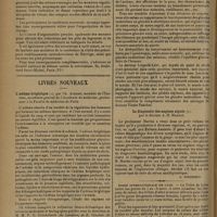 0254 - Page 246 - Congrès. VIIe conférence de l'Union internationale contre la tuberculose / Livres nouveaux. L'oedème brightique, par Ch. Achard... / Le tempérament et ses troubles. Les glandes endocrines, par le Docteur Léopold-Lévi / Le diagnostic des angines aiguës, par le Docteur A.-B. Marfan. [L. Babonneix] / Foire internationale d Lyon