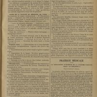 0261 - Page 253 - Informations (suite). Cours de la Faculté de médecine de Paris. Conférences de chimie pathologique / Cours de physique médicale / Médecine opératoire spéciale / Chaire d'hydrologie et de climatologie thérapeutique / Pratique médicale. Un médicament d'urgence de la dyspnée paroxystique : la coramine ; par le Docteur S. Bloch