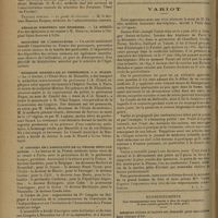 0282 - Page 274 - Informations. Légion d'honneur / Médaille d'honneur des épidémies / Ministère de l'agriculture / Hommage marseillais au Professeur J.-A. Sicard / IIe Congrès de l'association de la presse médicale latine. (Voir la suite des « Informations », p. 286) / Variot / Renseignements