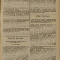 0347 - Page 339 - Sociétés savantes. Société de pédiatrie. (Séance du 21 janvier 1930). Sur douze cas de diphtérie maligne observés à l'Hôpital Hérold. M. Armand-Delille et Mme Roudinesco-Weiss / Pratique médicale. A propos de quelques symptômes nerveux chez les enfants. Par le Docteur Bénech / Livres nouveaux. La tuberculose cardio-vasculaire. Le coeur des tuberculeux, par Adrien Pic...