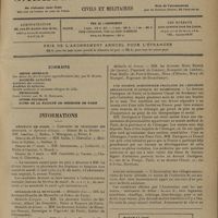 0353 - Page 345 - Sommaire / Informations. Hôpitaux de Paris. Concours de chirurgien des hôpitaux / Médailles de la mutualité / Médailles d'honneur des assurances sociales / Une Société scientifique française de chirurgie réparatrice plastique et esthétique / Avis de concours