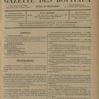 0413 - Page 405 - Sommaire / Informations. Hôpitaux de Paris. Concours de chirurgien des hôpitaux / Hôpitaux de Province. Rouen / Écoles de médecine. Amiens / Concours pour des postes de médecin du cadre des asiles publics / Ligue française contre le rhumatisme / VIIIe Congrès international d'histoire de la médecine