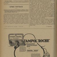 0424 - Page 416 - Sociétés savantes. Société de stomatologie de Paris. (Séance du 18 février 1930). Stomatite leucémique... MM. Ch. Ruppe et Henault / Couronne Jacket. M. Thibault / Livres nouveaux. Administration générale de l'Assistance publique à Paris. Les enfants assistés pupilles du département de la Seine. Ecole d'Alembert Montévrain. [L. Babonneix]