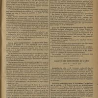 0443 - Page 435 - Sociétés savantes. Académie de médecine. (Séance du 18 mars 1930). Contrôle de l'immunisation antidiphtérique. MM. L. Martin, G. Loiseau et A. Laffaille / Peut-on guérir intégralement « l'arthrite sèche déformante de la hanche » ?... M. Calot / Action des sels halogénés de magnésium sur les troubles urinaires d'origine prostatique. M. Stora / Société des chirurgiens de Paris. (Séance du 21 février 1930). Anomalies du rein. M. Rousseau / Péritonite généralisée après le traitement d'un fibrome par le radium. M. Bonnet / Un cas de lithiase prostatique. M. Planson