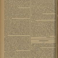 0454 - Page 446 - Chronique. Inauguration de l'Institut du cancer de la Faculté de médecine de Paris / Renseignements