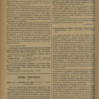 0506 - Page 498 - Sociétés savantes. Académie de médecine. (Séance du 25 mars 1930). Le lever précoce chez les opérés de l'abdomen. M. André Chalier... / Comité secret / Livres nouveaux. Essai sur la pathogénie du cancer, par le Docteur L. Bouveret. [L. Babonneix] / La micrographie en lumière infrarouge. Application à la cytologie rénale, par I. Bertrand et L. Justin-Besançon. [L. Babonneix]