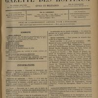 0533 - Page 525 - Sommaire / Informations. Hôpitaux de Paris. Concours de chirurgien des hôpitaux / Facultés de médecine. Paris / Alger / Écoles de médecine. Caen / Le ministère de la santé publique / Légion d'honneur / Inspection médicale des écoles