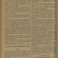 0546 - Page 538 - Chronique. Congrès de l'association des externes et anciens externes des hôpitaux de France / Actes de la Faculté de médecine de Paris. Thèses / Renseignements