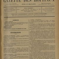 0565 - Page 557 - Sommaire / Informations. Facultés de médecine. Paris / Écoles de médecine. Nantes / Légion d'honneur. Pensions / Marine / Médecin, chirurgien des hôpitaux coloniaux et pharmacien chimiste du service de santé