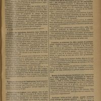 0591 - Page 583 - Sociétés savantes. Société de neurologie. (Séance du 6 mars 1930). Atrophie musculaire posttraumatique, à type myopathique, cliniquement progressive, douze ans après le traumatisme. MM. Th. Alajouanine, M. Gopcevith et P. Meillaud / Le procédé des empreintes plantaires dans l'étude du tonus statique. MM. Th. Alajouanine, M. Gopcevitch et P. Meillaud / Le procédé des empreintes plantaires dans l'étude du tonus statique. MM. Th. Alajouanine et M. Gopcevitch / Traitement chirurgical de l'hémispasme facial essentiel. MM. Haguenau et Robineau / Autopsie d'un cas d'amusie (avec aphasie) chez un Professeur de piano. MM. A. Souques et H. Baruk / Les hypertonies pyramidales ou extrapyramidales n'impriment-elles pas au métabolisme musculaire - au degré près - des variations de même sens que les contractions volontaires ? MM. J. Froment, A. Badinand et M. Chambon... / L'insuline, en atténuant les effets seconds du parkinsonisme, rétablit le taux, parfois abaissé, de la réserve alcaline. MM. J. Froment, A. Badinand et M. Duval... / Maladie de Recklinghausen héréditaire avec destruction de la selle turcique. Paralysie horizontale du regard au cours d'un syndrome tardif d'hypertension intracranienne. MM. L. Cornil, P. Kissel et A. Beau / Syndrome bulbo-cervical subaigu, poussée terminale d'une sclérose en plaques ancienne. MM. L. Cornil et P. Kissel