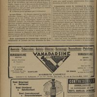 0608 - Page 600 - Sociétés savantes. Académie de médecine. (Séance du 15 avril 1930). A propos du procès-verbal. M. Claude / La cure d'Evian. M. Desgrez, résultats des recherches cliniques avec MM. Rathery et Giberton sur la cure d'Evian / Étude expérimentale de l'organotropie viscérale et de l'élimination de l'arsenic des eaux minérales (La Bourboule). M. Desgrez, un travail de MM. Piéry, Milhaud, Desnoyel et Grandpierre / L'organisation sociale du traitement du diabète. M. Marcel Labbé