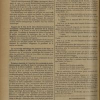 0610 - Page 602 - Sociétés savantes. Académie de médecine. (Séance du 15 avril 1930). L'organisation sociale du traitement du diabète. M. Marcel Labbé / Rapport sur le voeu de M. Léon Bernard concernant la vaccination antityphoïdique du personnel de la marine marchande. M. Lesné, au nom de la Commission d'hygiène / La vaccination antirabique des animaux et du chien, en particulier au Maroc, en 1929. MM. Remlinger et Bailly / Premiers résultats de l'injection intraveineuse de stock-bactériophage anti-Eberth dans le traitement des formes sévères de la fièvre typhoïde. MM. F. Combemale et A. Breton... / Correspondance. Droitiers et gauchers ; par le Docteur Testas / Renseignements