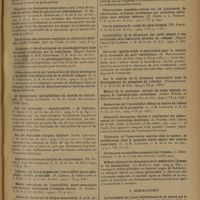 0621 - Page 613 - Analyses et indications bibliographiques. L'électrologie en 1929 ; par Louis Delherm... et Jean Loubier... IV. Electrodiagnostic. L'excitabilité neuro-musculaire dans la rigidité de décérébration. Résultats expérimentaux. (G. Marinesco, O. Sager et A. Kreindler, C. R. de la Soc. de biol...) / Variation des chronaxies musculaires avec l'état de tension du muscle dans la contracture hémiplégique. (G. Marinesco, O. Sager et A. Kreindler, C. R. de la Soc. de biol...) / Chronaxie et lois d'excitation du pneumogastrique dans son action inhibitrice sur la respiration. (Miguel Ozorio de Almeida et A. et B. Chauchard, C. R. de la Soc. de biol...) / Etude comparative de l'excitabilité des fibres sécrétoires et des fibres vaso-dilatatrices de la corde du tympan. (A. et B. Chauchard, C. R. de la Soc. de biol...) / Sur les électrodes « impolarisables » de Lapicque. (F. Zajic. C. R. de la Soc. de biol...) / Sur les électrodes d'argent chloruré. (Louis Lapicque. C. R. de la Soc. de biol...) / Action du curare sur la fatigue musculaire. (L. et M. Lapicque. C. R. de la Soc. de biol...) / Contrôle expérimental de la mesure de la chronaxie au moyen d'une table alimentée par le courant de secteur alternatif, redressé et filtré. Etude du galvanotonus. (Georges Bourguignon. C. R. de la Soc. de biol...) / Electrode impolarisable bi-auriculaire pour la mesure de la chronaxie du nerf vestibulaire. (G. Bourguignon. C. R. de la Soc. de biol...) / Dispositif mécanique destiné à représenter les phénomènes de l'excitation électrique. (A. Strohl. Bull. officiel de la Soc. franç. d'électroth. et de radiol...) / Réflexe plantaire et chronaxies de la jambe chez l'homme et les mammifères. (La Médecine...) / V. Dermatoses. Le traitement de l'acné chéloïdienne de la nuque par la diathermo-coagulation. (P. Ravaut et L. Filliol. Bull. de la Soc. franç. de dermat. et de syphil...) / L'électro-dessiccation en dermatologie. (Archimbault et Albéric Marin. Bull. de la Soc. franç. de dermat. et de syphil...)