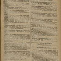 0627 - Page 619 - Analyses et indications bibliographiques. L'électrologie en 1929 ; par Louis Delherm... et Jean Loubier... X. Divers. L'exercice musculaire électriquement provoqué. (Laquerrière, Revue d'actin. et de physioth...) / Quelques notions d'actualité sur les courants de haute-fréquence : d'Arsonvalisation. (A. Laquerrière. La Pratique méd. franç...) / Contribution à l'étude du traitement de l'asthme essentiel par la diathermie. (Ghimus. C. R. de la Soc. de biol...) / La physiothérapie dans le traitement du rhumatisme chronique. (F. D. Howitt. Brit. med. Journ...) / Technique du traitement des affections anorectales. (Durand Boisleard. Le Concours méd...) / Le diathermothérapie dans le syndrome « péricolite droite ». (Gaston Durand et L. Delherm. La Presse méd...) / Au sujet du traitement de la constipation par la galvanisation rythmée. (Loubier. Bull. offi. de la Soc. franç. d'électh. et de radiol...) / XI. Bibliographie. Les courants continus et les courants faradiques. (L. Delherm et A. Laquerrière. IIe volume. « Les actualités physiothérapiques »..., Gauthier Villars...) / Salpingo-ovarites. Traitements conservateurs. Indications et technique. (G. Daniel... Librairie Maloine) / Précis de physique médicale (physique biologique, radiologie, physicothérapie). (I. Cluzet... Librairie Octave Doin) / Recherches sur les variations de la tension artérielle après ionisation transcérébrale. (S. Swarc... Jouve et Cie... Paris...) / Effets de l'ionisation sur quelques dermatoses. (Puyaubert.. Legrand... Paris...) / Électrothérapie gynécologique. (Delherm et Laquerrière. Gauthier-Villars et Cie. Paris...) / Pratique médicale. Le traitement des arythmies ; par le Docteur B. Derecq...