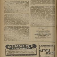0630 - Page 622 - Sociétés savantes. Société de biologie. (Séance du 22 mars 1930). Rôle favorisant des perturbations locales causées par l'adrénaline sur la pullulation des bactéries. MM. M. Renaud et Miget / Tumeurs cancéreuses provoquées chez la souris par inoculation de peau de souris badigeonnées avec le goudron en des points différents. MM. L. Nègre et J. Valtis / Contribution à l'étude des effets de l'ultravirus tuberculeux par inoculation intrarachidienne chez le cobaye. MM. T. de Sanctis Monaldi et J. Valtis / Le trajet des fibres excito-sécrétoires contenues dans le vague. La sécrétion provoquée par excitation directe du pancréas en certains points électifs. M. René Gayet et Mlle Guillaumie / Nature varicello-zonateuse de trois zonas apparus chez des sujets récemment vaccinés. MM. Arnold Netter et A. Urbain / Renseignements