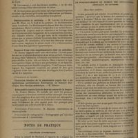 0646 - Page 638 - Sociétés savantes. Société de chirurgie. (Séance du 19 mars 1930). Tuberculose du crâne. M. Sorrel / Déchloruration et azotémie. M. Legueu, avec M. Blum / Rupture d'une rate supplémentaire chez un paludéen. M. Brocq / Adénopathie contro-latérale dans un cancer de la langue. M. Robert Monod / Notes de pratique. Chlorose dyspeptique / Correspondance. Le fonctionnement du bureau des constatations médicales de Lourdes. [Dr Desfarges de Busset]