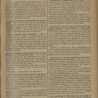 0659 - Page 651 - Sociétés savantes. Société de biologie. (Séance du 29 mars 1930). Lésions causées dans l'organisme animal par l'injection intraveineuse de la toxine de B. perfringens. MM. M. Weinberg et N. Combiesco / Contribution à l'étude du mode d'action des antivirus Besredka. MM. S. Ohba et H. Takekowa / Alexine et complexe sérum antitoxique. MM. L. Nattan-Larrier et L. Richard / Sur le sort éloigné des cobayes infectés par voie transplacentaire par l'ultravirus tuberculeux. M. J. Valtis / La mort dans le pneumothorax unilatéral expérimental. MM. Ch. Richet fils et J. Dublineau / La barrière méningée aux polypeptides. MM. N. Fiessinger, L. Michaux et M. Herbain / Election. M. Gastinel / Recherches sur la tuberculine brute formolée. MM. F. Arloing et L. Thevenot / Association d'un sel de fer aux extraits de capsules surrénales préparées dans le traitement du cancer expérimental de la souris. MM. F. Arloing, A. Josserand et J. Charachon / Modifications de l'équilibre protéique du sérum chez les hommes et les animaux tuberculeux. MM. P. Courmont, H. Gardère et Badinand / Sur l'absorption de l'ultra-violet par les liquides de l'organisme. MM. J. Cluzet et T. Kofman