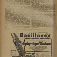 0676 - Page 668 - Sociétés savantes. Académie de médecine. (Séance du 29 avril 1930). Le devoir du médecin devant le suicide. M. Achard / Rôle de la toxi-infection colibacillaire dans certaines entéropathies chroniques. Action curative du sérum anti-colibacillaire dans ces états morbides. M. H. Vincent