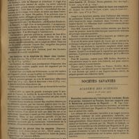 0713 - Page 705 - Analyse et indications bibliographiques. Chirurgie orthopédique ; par M. Lance... Opérations ostéoplastiques (butées osseuses dans les subluxations et luxations congénitales de la hanche). Hanche douloureuse avec os acétabulum supérieur. (Mauclaire. Soc. de chir..., Bull. et mém...). L'os supra-cotyloïdien. (Albert Mouchet et Carle Roederer. Id..., Bull. et mém...). Deux cas d'os cotyloïdien. (A. Delahaye...). Os cotyloïdien et os supra-cotyloïdien. (Raphaël Massart). Os cotyloïdien. Arrivat [Béziers]. Rapporteur : M. Albert Mouchet. Soc. clin...., Bull. et mém... / Les fractures de la diaphyse du fémur chez l'enfant. (H. Earle Conwel. The of bone and Joint Surgery...) / L'extirpation du péroné chez les amptutés. (Hendrix [Bruxelles]. Arch. franco-belges de chir...) / Luxation du semi-lunaire en avant et du scaphoïde en arrière. Réduction sanglante par voie postérieure. (F. Cadenat. Soc. de chir...). Réduction sanglante des luxations du semi-lunaire. (A. Lapointe. Soc. de chirur..., Bull...). Sur le traitement de la luxation subtotale du carpe rétro-lunaire. (R. Bureau. Revue générale, Gaz. des hôpit..). Luxation du semi-lunaire réduit de façon non sanglante. (G. Aigrot. Soc. de chir. de Lyon... in Lyon chir...) / Sociétés savantes. Académie des sciences. (Séance du 28 avril 1930). Nouvelles recherches sur l'étiologie du trachome. Etude d'un germe, rencontré en Tunisie, dans ses rapports avec le Bacterium granulosum de Noguchi. M. Ugo Lumbroso... / Académie de médecine. (Séance du 6 mai 1930). Une méthode de mise en état de résistance de l'organisme. Base de la thérapeutique antituberculeuse. M. Barbary