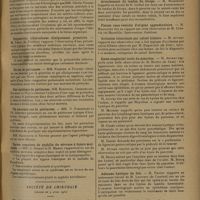 0729 - Page 721 - Sociétés savantes. Société médicale des hôpitaux. (Séance du 4 avril 1930). Un cas d'hémiplégie consécutive à une hématémèse abondante chez un artério-scléreux. Extension de la paralysie sous l'influence de la reprise de l'hémorragie. Résultats obtenus par les transfusions sanguines. MM. P. Abrami et Robert Worms / Polynévrite tuberculeuse cliniquement primitive. M. Ferru... / Un cas de psittacose. MM. Pagniez et Plichet / Une épidémie de psittacose. MM. Echebrol, Charcellay, Kroenik et Waitz / Un nouveau cas de psittacose. MM. N. Fiessinger et Ph. Decourt / Forme complexe de syphilis du névraxe à foyers multiples. MM. A. Sézary et H. Mamou / Société de chirurgie. (Séance du 9 avril 1930). Réaction abdominale au cours du rhumatisme articulaire aigu. M. Auvray / Diagnostic histologique rapide des tumeurs. M. Bazy / Diagnostic histologique des tumeurs au moment de l'intervention. M. Métivet / Arrachement du tendon du biceps. M. Maisonnet, un travail de M. Guibal / Fistule caeco-vésicale d'origine appendiculaire. M. Maisonnet, observation de M. Chauvin... / Occlusion intestinale par calcul biliaire. M. Auvray, observation par M. Duponchel... / Kyste congénital tordu du pancréas. M. Auvray, observation de M. Morice... / Adénome kystique du foie. M. Proust, un travail de M. Lauwers... / Syndrome de Kümmel-Verneuil. M. Lance