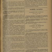 0745 - Page 737 - Revue générale. Les idées actuelles sur la fièvre jaune ; par le Docteur Pierre Sée... Prophylaxie / Sociétés savantes. Académie des sciences. (Séance du 5 mai 1930) / Académie de médecine. (Séance du 13 mai 1930). Etude expérimentale de la calcification des lésions tuberculeuses sous l'influence de l'ergostérol irradié. MM. Levaditi et Li Yuan Po / L'orientation nouvelle de la lutte antituberculeuse déterminée par la généralisation des méthodes de collapsothérapie pulmonaire. M. Fernand Bezançon