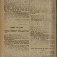 0786 - Page 778 - Jurisprudence et législation. La patente. Loi de finances du 16 avril 1930. [H. Ribadeau Dumas] / Livres nouveaux. Formulaire gynécologique du praticien, par le Professeur agrégé Jeanneney et M. Rosset-Bressand... [P. Foucault] / Education physique de l'enfance et de l'adolescence, par le Docteur Maurice Boigey... [L. Babonneix] / Actes de la Faculté de médecine de Paris. Thèses
