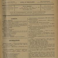 0789 - Page 781 - Sommaire / Informations. Hôpitaux de Paris. Concours de médecin des hôpitaux / Facultés de médecine. Concours de l'agrégation / Paris