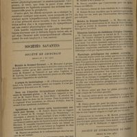 0798 - Page 790 - Du rôle de l'innervation pariétale des artères et du sympathique dans le rétablissement de la circulation collatérale après oblitération ou ligature d'après les recherches expérimentales de P. Stricker et F. Orban ; par R. Leriche... / Sociétés savantes. Société de chirurgie. (Séance du 7 mai 1930). Maladie de Kümmel-Verneuil. M. Mouchet / A propos du bactériophage. M. d'Hérelle / Deux cas d'injection intracardiaque d'adrénaline au cours de syncopes graves. M. Mathieu, travail de M. Daniel Ferey... / Epithélioma du col restant après hystérectomie subtotale pour fibrome. M. Robert Monod, travail de M. Georges Ferry... / Maladie de Kümmel-Verneuil. M. Mouchet, deux observations de M. Ibos... / Dilatation kystique du cholédoque d'origine lithiasique. M. Chifoliau, travail de M. Gautier... / Physiologie pathologique des anémies artérielles. M. Leriche / Société de stomatologie de Paris. (Séance de mars 1930). Hétérotopie d'une dent de sagesse inférieure. MM. Bellard, Merville et Dufieux