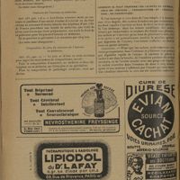0800 - Page 792 - Hôpital de Paris. Arrêté modifiant les articles 213, 218, 225 bis, 227, 229, 230, 233, 237, 261, 263 et 264 du règlement sur le service de santé des hôpitaux et hospices civils de Paris / Thérapeutique pratique. Comment il faut prendre les cachets en général, ceux de « phytine », « ferrophytine » et « péristaltine », en particulier