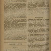 0822 - Page 814 - Chronique. Un livre de M. E. Rist : « Qu'est-ce que la médecine ? » / Notes de pratique. Arythmies / Actes de la Faculté de médecine de Paris. Thèses / Renseignements