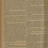 0834 - Page 826 - Notes de chirurgie pratique. Le traitement orthopédique de la fracture de Dupuytren ; par Robert Bouroullec... / Sociétés savantes. Société de chirurgie. (Séance du 14 mai 1930). Indications thérapeutiques actuelles du cancer de la verge. M. Robert Monod, travail de M. Georges Ferry... / Cas d'ulcère de l'estomac perforé sous l'action du traumatisme. M. Duval, observation de M. Ménégaux / Traumatismes carpiens. M. Mouchet / Occlusion post-opératoire. Injection de sérum salé hypertonique. Guérison. M. Barthélemy... / Chirurgie des voies biliaires. M. Gosset. (Voir la suite, p. 828)