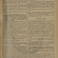 0849 - Page 841 - Analyses et indications bibliographiques. La radiologie en 1929 ; par Louis Delherme... et P. Thoyer-Rozat... Diagnostic radiologique de l'ulcus duodénal de face. (R.-A. Gutmann et R. Jahiel. Soc. de gastro-entérologie...) / L'image radiographique d'infraversion des deux prmières portions du duodénum. (Breton, Barret et Blondeau. Journ. de radiol...) / Les compressions extrinsèques du tube digestif. (Brunet. Th. de Paris...) / Diagnostic radiologique de la sténose du pylore chez les nourrissons. (Mahar. La Consultation...) / Poumons. Coeur. Etude radiologique des pachypleurites. (G. Chaumet. La Science médicale pratique...) / Etude radiologique et anatomique du médiastin. Contribution à l'étude de l'adénopathie trachéo-bronchique. (Ch. Lestocquoy et R. Lehmann. Journ. de radiol...)