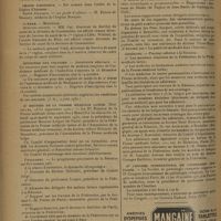0894 - Page 886 - Informations. Facultés de médecine. Lille / Faculté de pharmacie de Paris / Légion d'honneur / Guerre / Ministère des colonies. Assistance médicale / IIe Réunion de la presse médicale latine / IIe Congrès international de pathologie comparée
