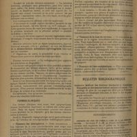 0906 - Page 898 - Notes pour l'internat. Symptômes, diagnostic et traitement des tumeurs cérébrales. (A suivre) / Bulletin bibliographique / Renseignements