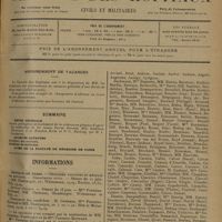 0909 - Page 901 - Sommaire / Informations. Hôpitaux de Paris. Deuxième concours de Médecin des hôpitaux / Concours de l'internat