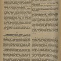 0918 - Page 910 - Revue générale. Nature, pathogénie et traitement de la sclérose en plaques. D'après les recherches de Sir James Purves Stewart, Miss Kathleen Chevassut, J.-A. Braxton Hicks et F.-O. Hocking ; par J. Lhermitte... III. Recherches bactériologiques récentes (1930) / IV. Etude sérologique / V. Expérimentation sur le singe / VI. Recherches thérapeutiques