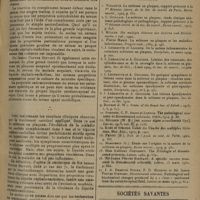 0919 - Page 911 - Revue générale. Nature, pathogénie et traitement de la sclérose en plaques. D'après les recherches de Sir James Purves Stewart, Miss Kathleen Chevassut, J.-A. Braxton Hicks et F.-O. Hocking ; par J. Lhermitte... VI. Recherches thérapeutiques / Sociétés savantes. Académie des sciences. (Séance du 11 juin 1930). Ouverture d'un pli cacheté. M. M. Marcille