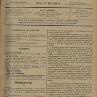 0925 - Page 917 - Sommaire / Informations. Hôpitaux de province. Le Havre / Faculté de médecine de Paris. Modifications au règlement relatif aux assistants étrangers votées par le Conseil dans sa séance du 22 mai 1930 sur proposition du Professeur Carnot... / Les diplômes de l'Institut d'hygiène de Paris