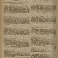0932 - Page 924 - Le IIe Congrès international du paludisme. (Alger, 19, 20 et 21 mai 1930). Section II. Systématique et biologie des moustiques / Section III. Epidémiologie. Paludisme endémique et épidémique. Anophélisme sans paludisme