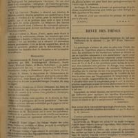 0935 - Page 927 - Le IIe Congrès international du paludisme. (Alger, 19, 20 et 21 mai 1930). Section IV. Pathologie / Revue des thèses. Modifications de quelques éléments minéraux du lait sous l'influence de la chaleur, par Mme Paule Desoille-Merlhes / Etat actuel de la vaccinothérapie staphylococcique. Importance des produits solubles microbiens, par le Docteur L. G. Leblanc