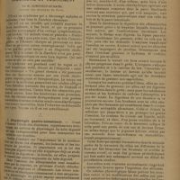 0985 - Page 977 - Revue générale. Les diarrhées chroniques de l'adulte. Diagnostic et traitement ; par M. Monnerot-Dumaine... I. Physiologie gastro-intestinale