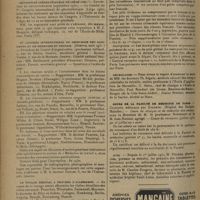 1002 - Page 994 - Informations. Avis de vacance / Exposition internationale de Liège 1930. Exposition de physiothérapie (septembre 1930) / VIe Congrès international de chirurgie des accidents et de médecine du travail / Un voyage médical à travers l'Allemagne / Nécrologie / Cours de la Faculté de médecine de Paris. Clinique médicale des Enfants / Avis