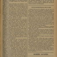 1009 - Page 1001 - Discours de M. le Professeur Nové-Josserand prononcé au banquet au nom des élèves d'Ollier / Notes biographiques sur Ollier / Sociétés savantes. Société de chirurgie. (Séance du 18 juin 1930). Vaccinothérapie pré-opératoire dans les interventions gastriques. M. Bazy, travail de M. Murard...