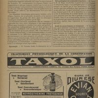 1028 - Page 1020 - Sociétés savantes. Académie de médecine. (Séance du 8 juillet 1930). Considérations sur les corps étrangers méconnus intra-bronchiques et sur le traitement bronchoscopique des suppurations broncho-pulmonaires. MM. Léon Bernard et A. Soulas / Spiroscopie. M. Pescher / De la pathogénie de la dysentérie bacillaire. M. Violle / Greffe du cancer humain au chimpanzé. M. Jean Troisier